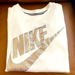 Nike Metallic Swoosh Crew Pullover